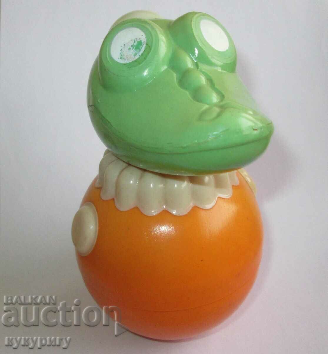 Old USSR Soc children's toy naughty crocodile Gena
