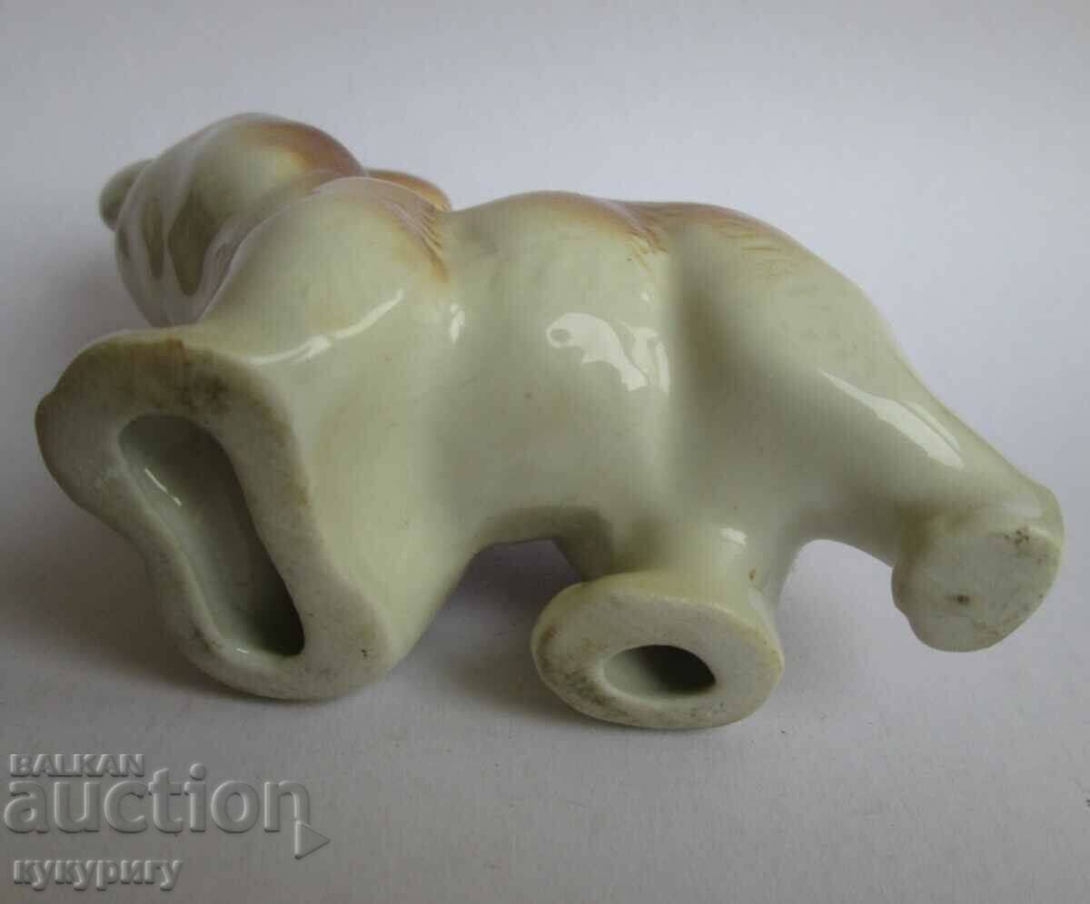 Old German porcelain figurine bear bear figure - 5 Old German porcelain figurine bear bear figure - 5