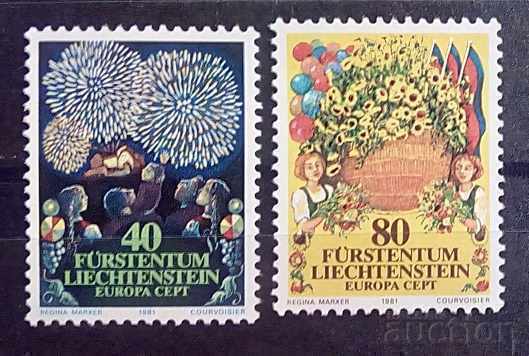 Liechtenstein 1981 Europe CEPT Folklore MNH