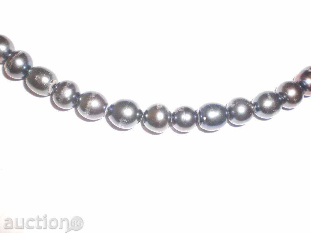 Gerdane from cultivated black river pearls with price 57.00 BGN | € 29.14 Gerdane from cultivated black river pearls with price 57.00 BGN | € 29.14