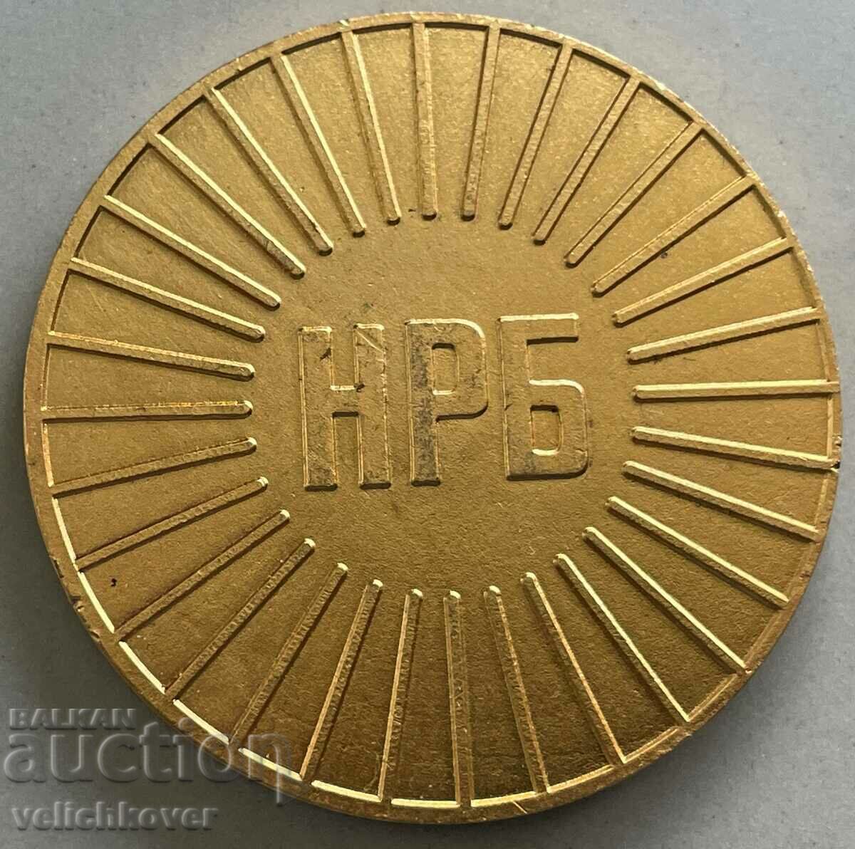 33011 Bulgaria Golden Master of Sports award plaque