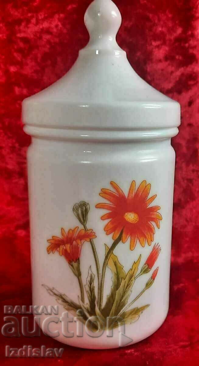 Δύο γαλλικά vintage ιατρικά γυάλινα δοχεία αποθήκευσης - 5 Δύο γαλλικά vintage ιατρικά γυάλινα δοχεία αποθήκευσης - 5