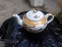 English porcelain teapot with gilding
