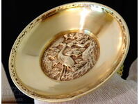 Бронзова бонбониера Жерав,маркирана.