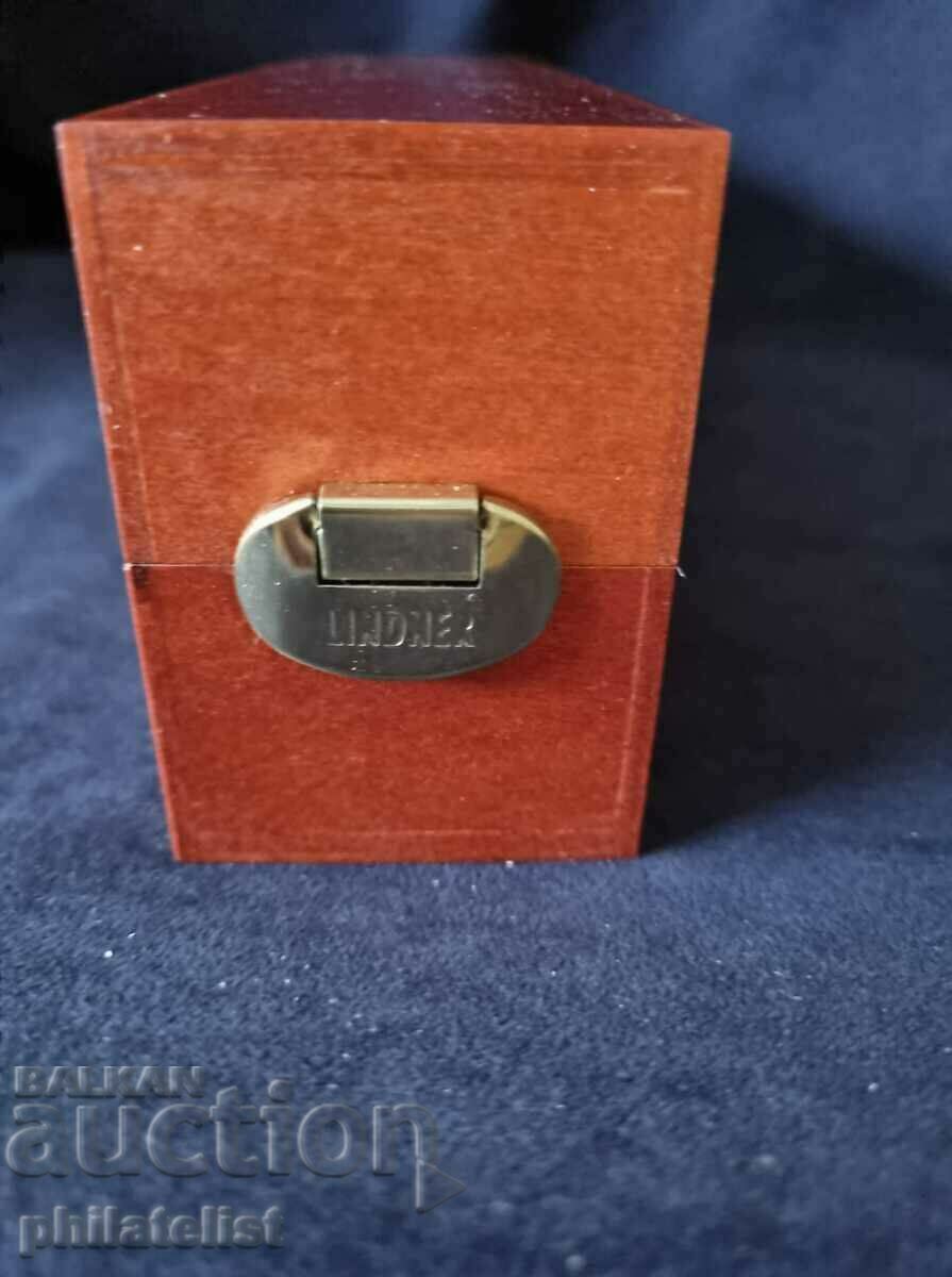 LINDNER - Luxury wooden box for 50 square capsules with price 42.00 BGN | € 21.47