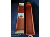 LINDNER - Wooden luxury box for 85 cards