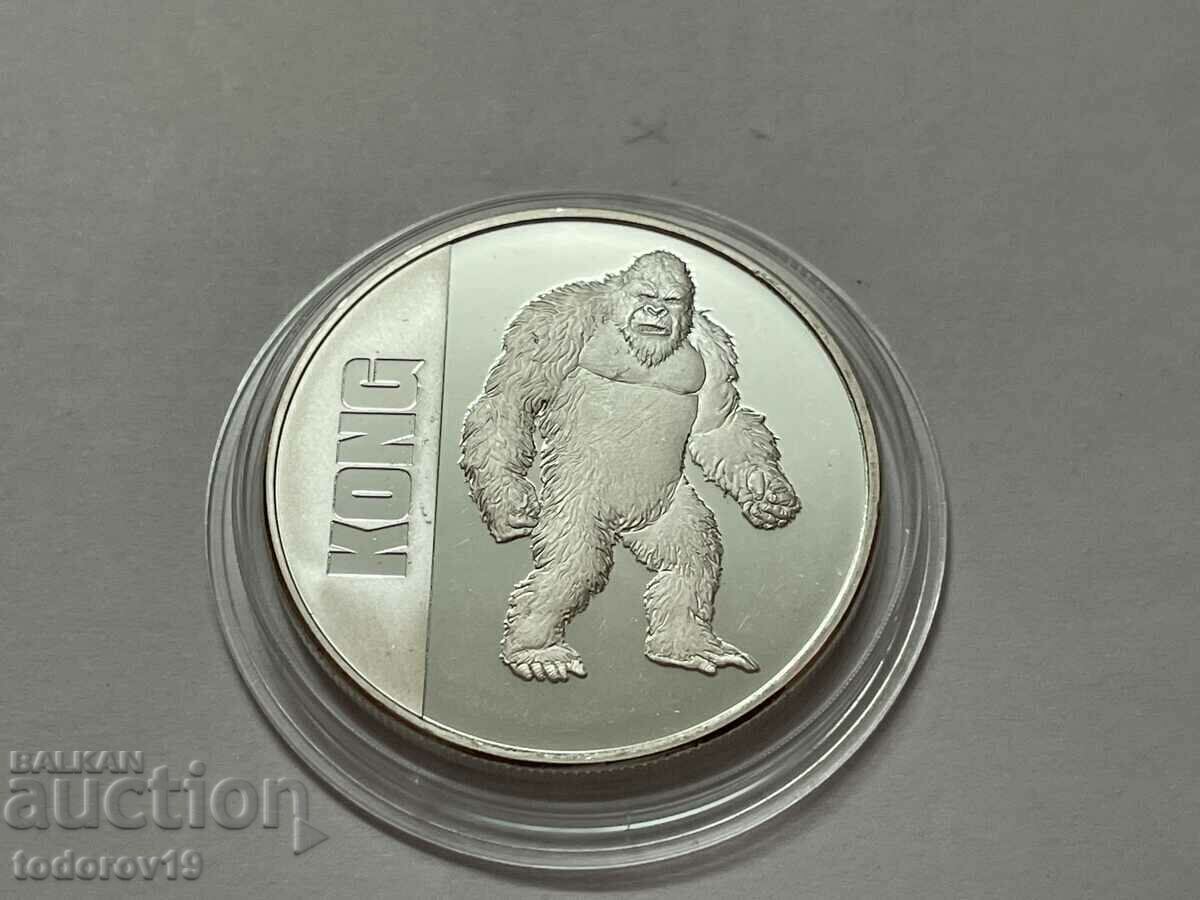 Auction 1 oz Silver Kong 2021 Niue Auction 1 oz Silver Kong 2021 Niue