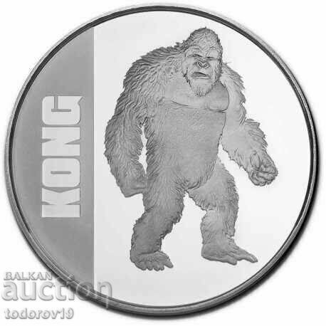 1 oz Silver Kong 2021 Niue 1 oz Silver Kong 2021 Niue