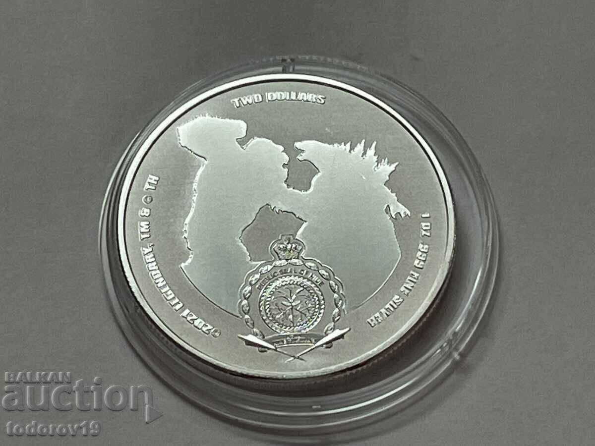 Delivery of 1 oz Silver Godzilla 2021 Niue Delivery of 1 oz Silver Godzilla 2021 Niue