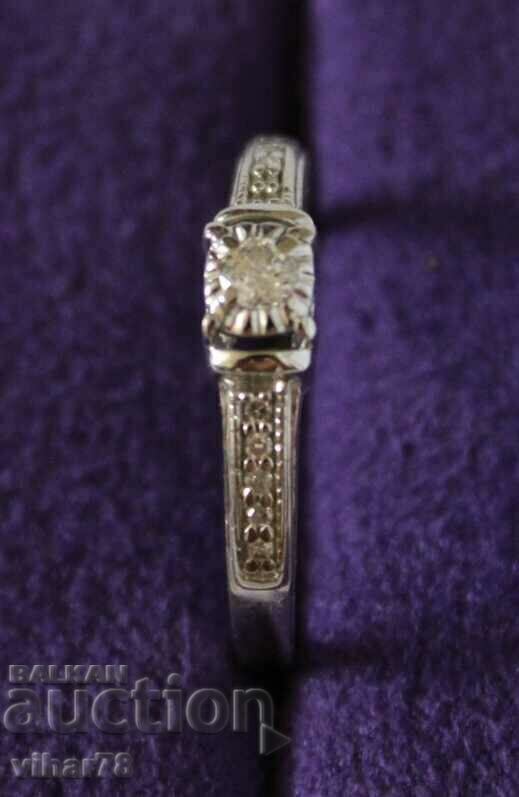 Delivery of 9K WHITE GOLD WITH DIAMOND RING Delivery of 9K WHITE GOLD WITH DIAMOND RING