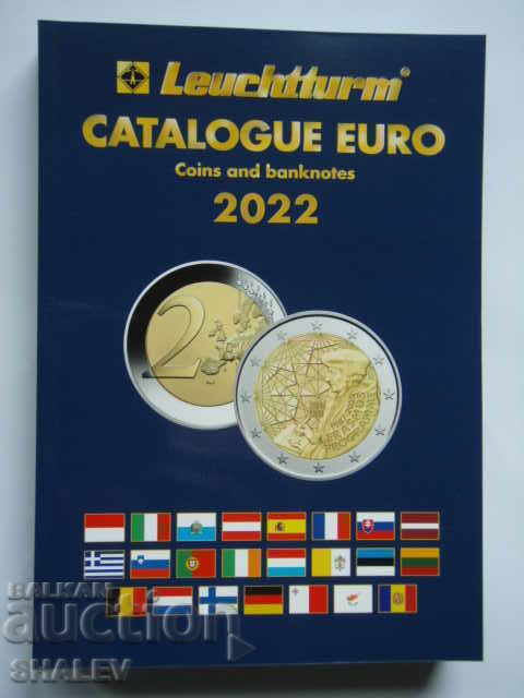 Κατάλογος 2022 για κέρματα και τραπεζογραμμάτια ευρώ - εκδ. του Leuchtturm