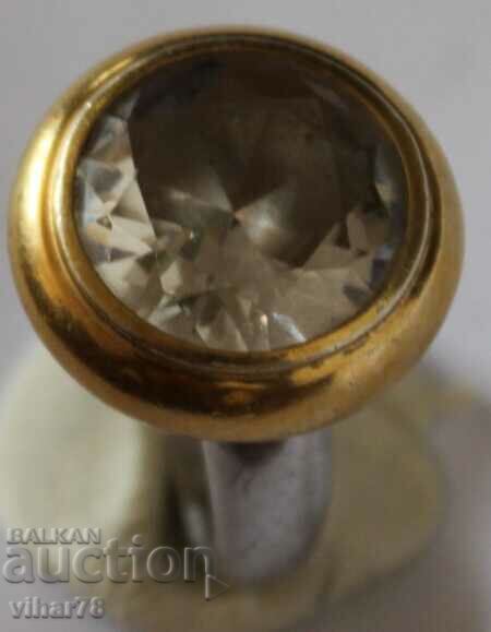 Auction  Silver Ring with Gilding-TI SENTO MILANO