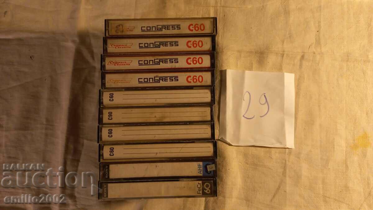 Audio cassettes 10pcs 29
