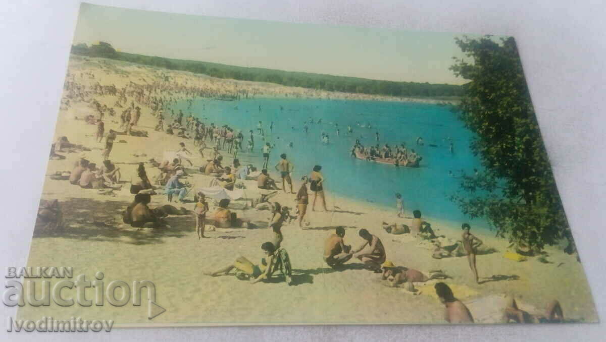 Пощенска картичка Китен Плажът 1962