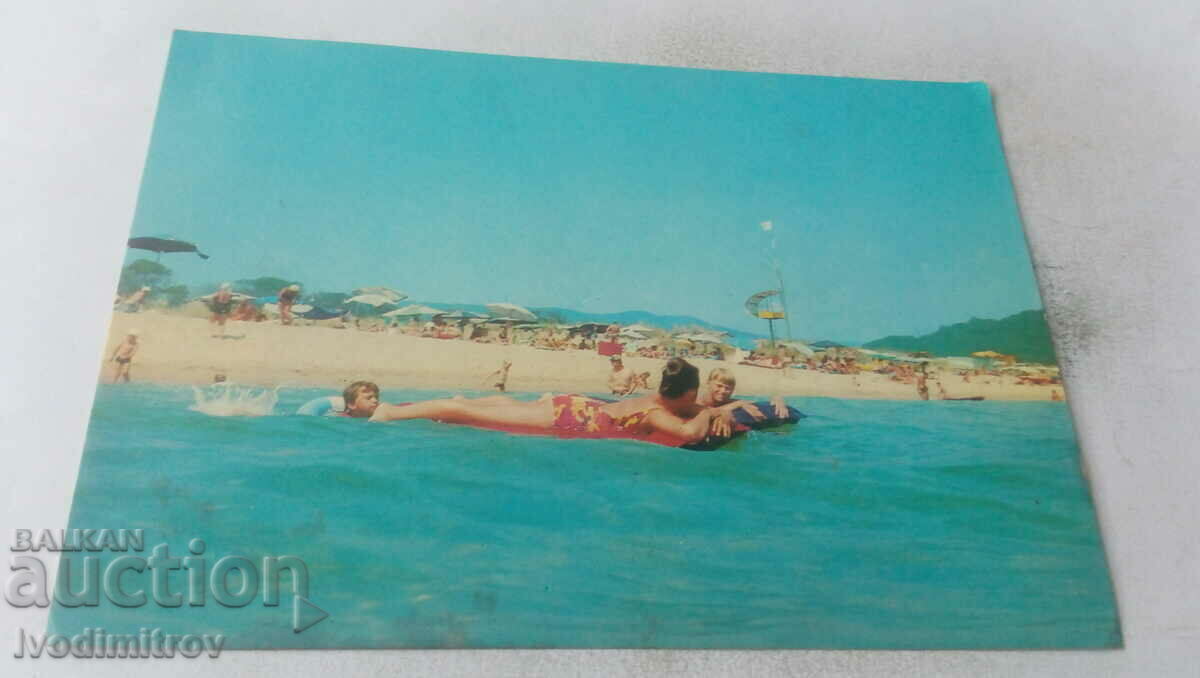 Пощенска картичка Аркутино Плажът