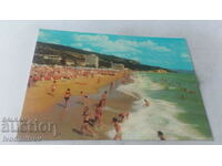 Carte poștală Plaja Nisipurilor de Aur 1975