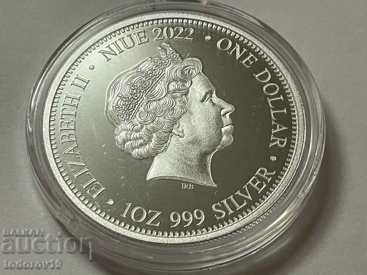 1 oz Silver Bear and Puma /Niue/ 2022 with price 129.99 BGN | € 66.46