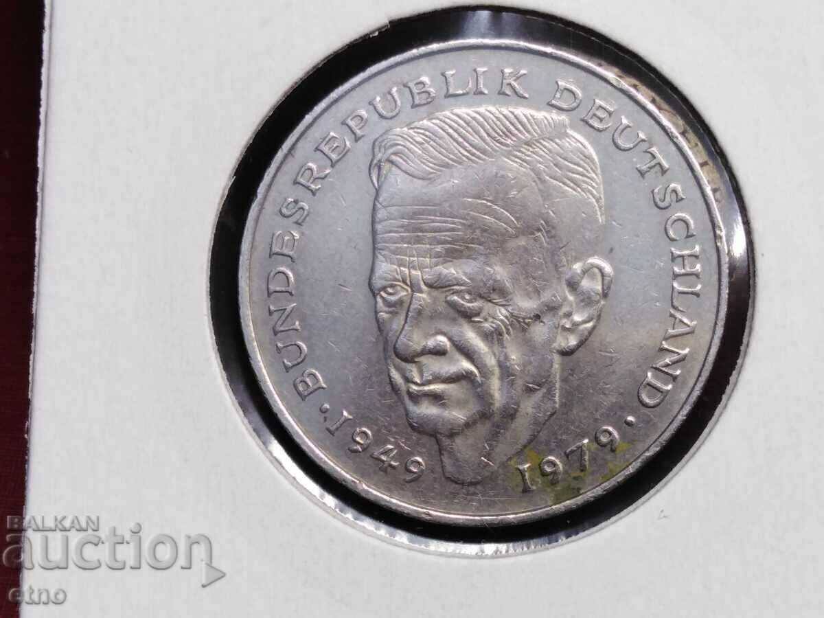 2 STAMPS 1989 F GERMANY, coin, coins with price 5.00 BGN | € 2.56 2 STAMPS 1989 F GERMANY, coin, coins with price 5.00 BGN | € 2.56