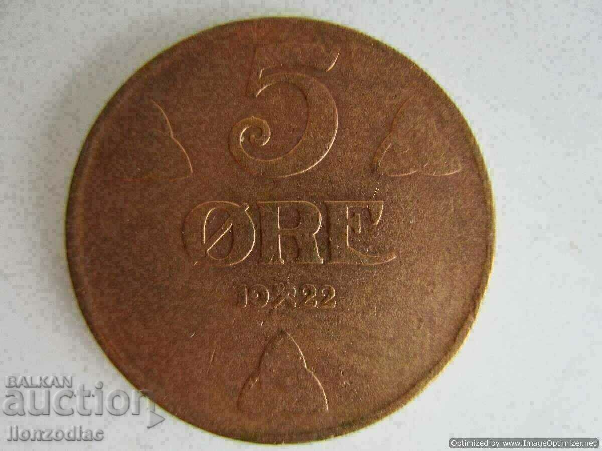 ❗❗❗Norway, 5 Jore 1922❗❗❗ ❗❗❗Norway, 5 Jore 1922❗❗❗
