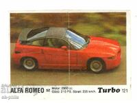 Ετικέτα τσίχλας Turbo #121