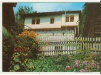 Mapka Bulgaria village of Shiroka laka Smolyan Old house *