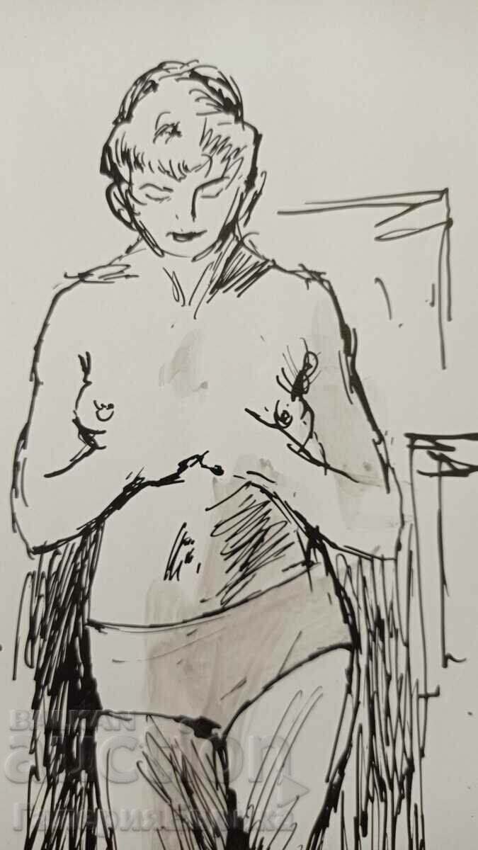 Master drawing unsigned with price 9.00 BGN | € 4.60