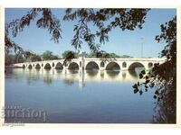 Old postcard - Edirne, Merich Bridge