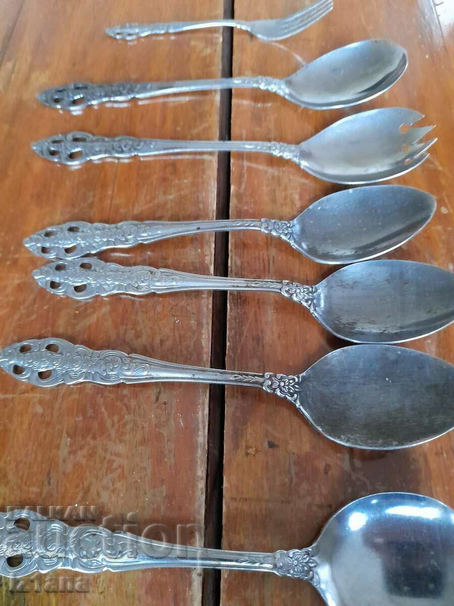Auction  Old spoons