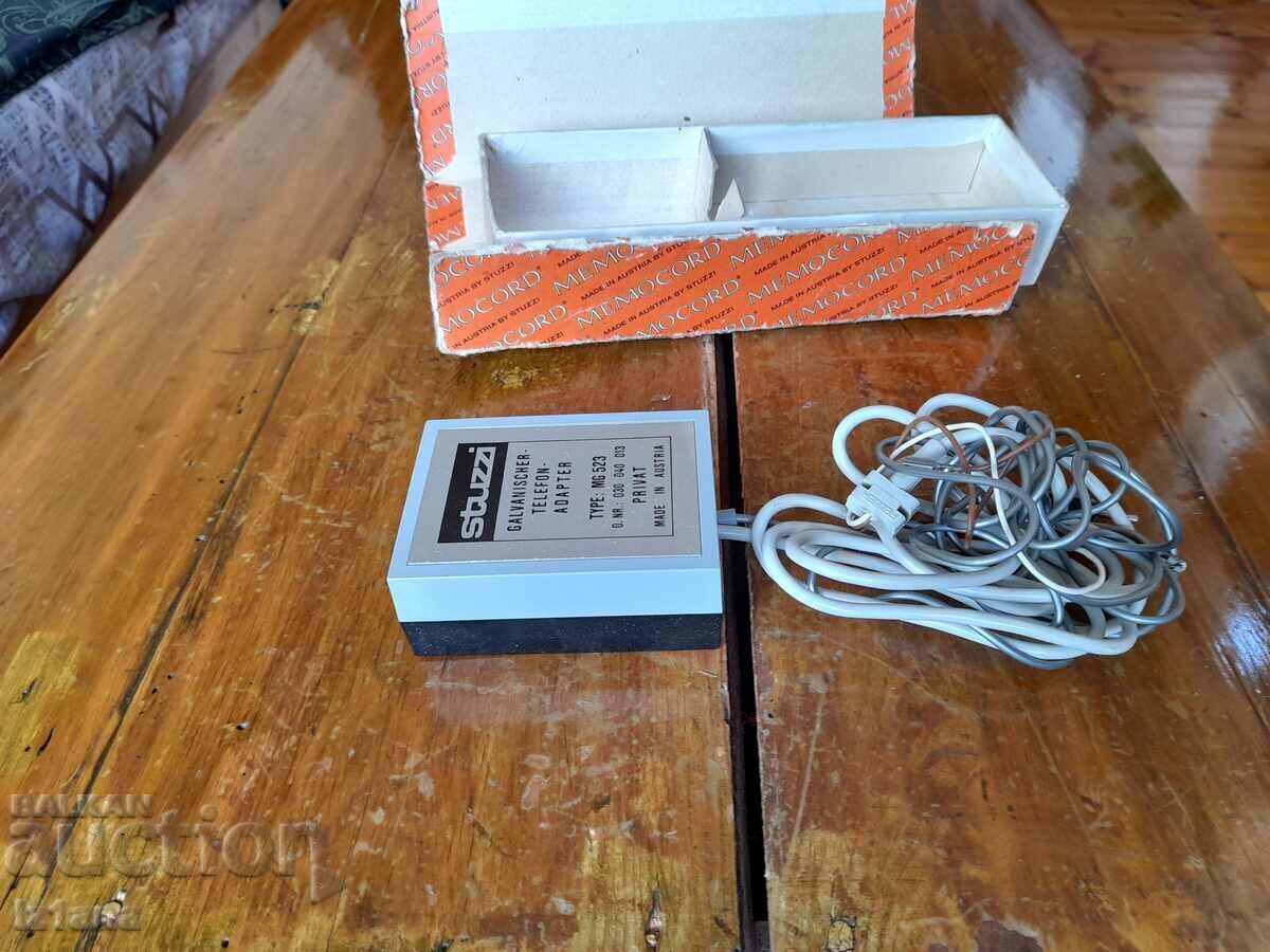 Auction Old Stuzzi telephone adapter Auction Old Stuzzi telephone adapter