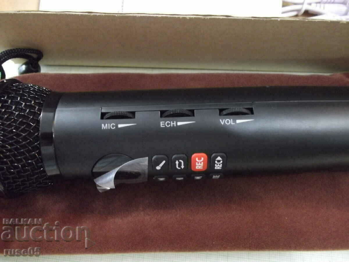 Delivery of Karaoke microphone "L-598" bluetooth with built-in speaker new