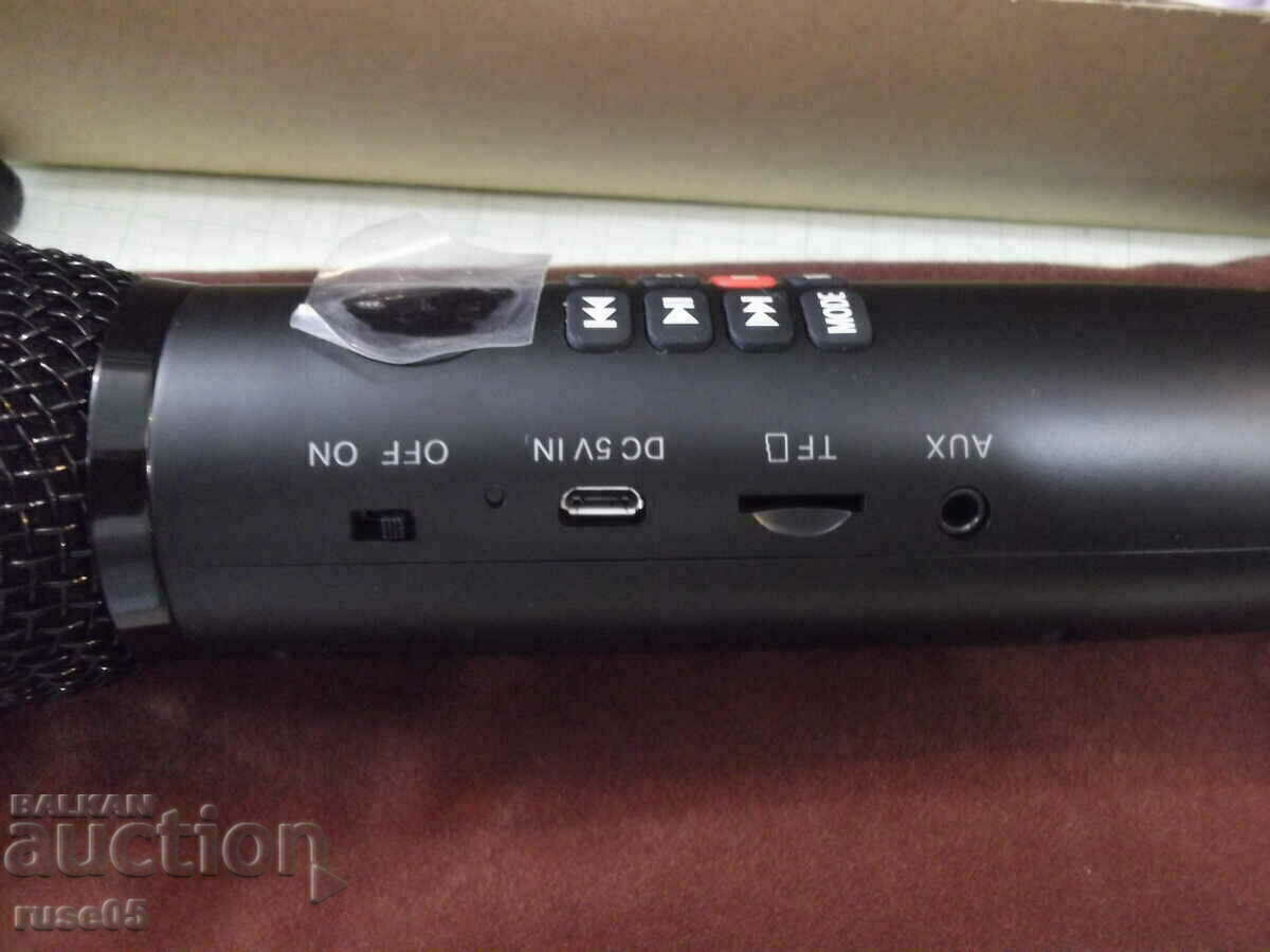Karaoke microphone "L-598" bluetooth with built-in speaker new - 5