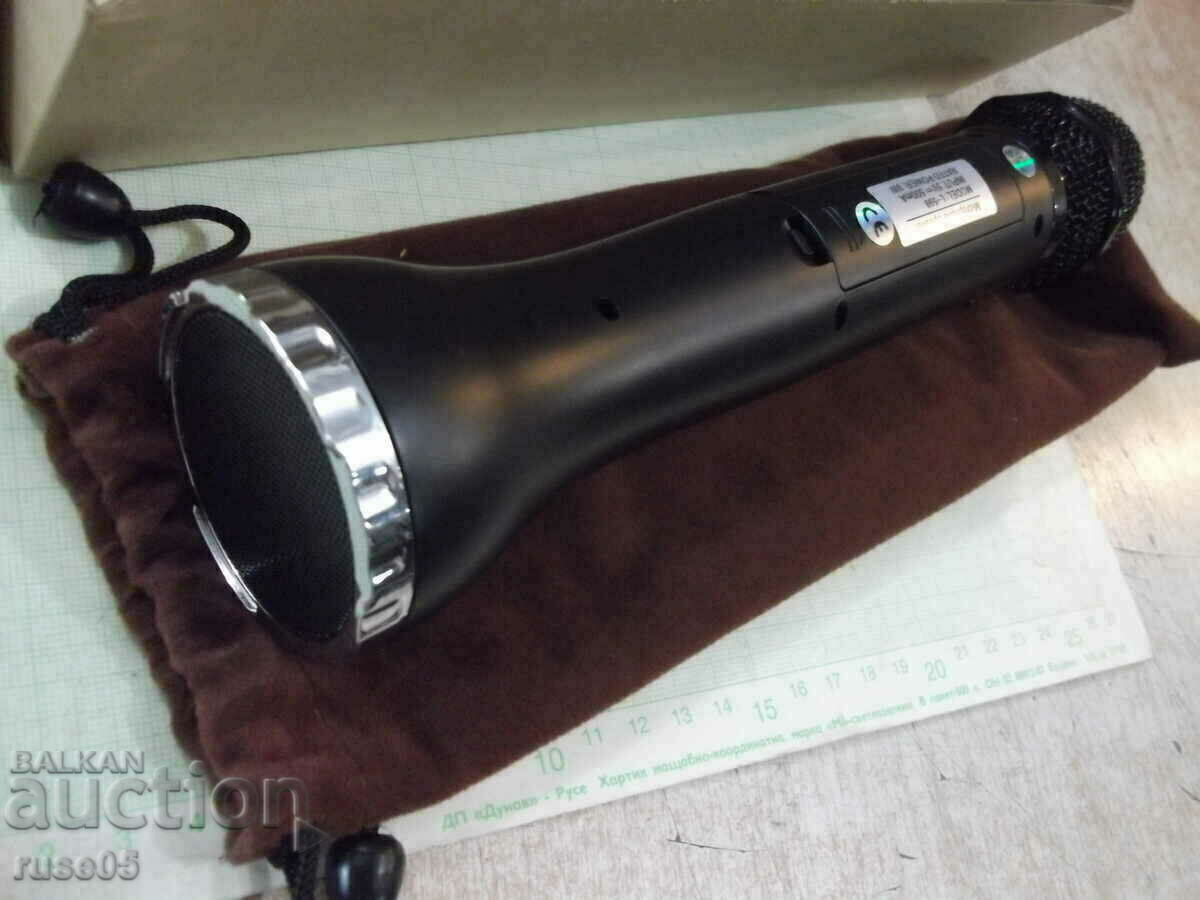 Karaoke microphone "L-598" bluetooth with built-in speaker new - 6