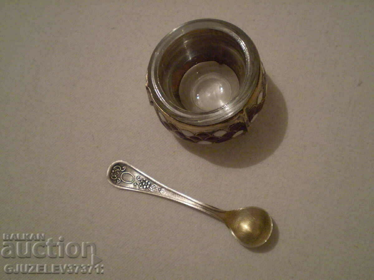 Delivery of Old Russian Mustard Caviar Caviar Enamel Melchio Gilt Delivery of Old Russian Mustard Caviar Caviar Enamel Melchio Gilt