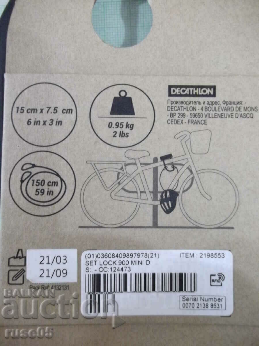 Padlock clamp 900 yellow to lock a wheel new - 5