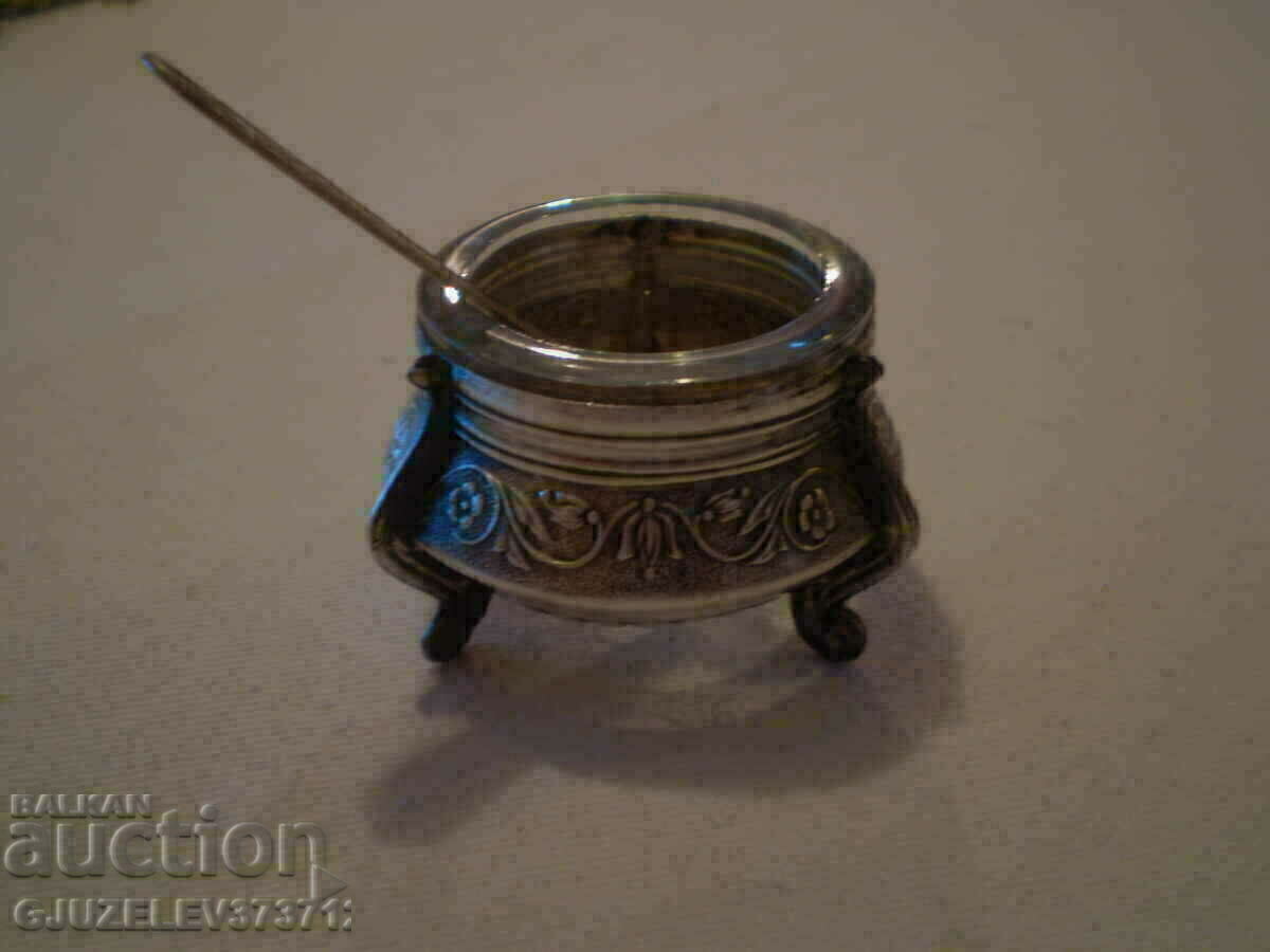 Auction Old Russian mustard dish for caviar melchio Auction Old Russian mustard dish for caviar melchio