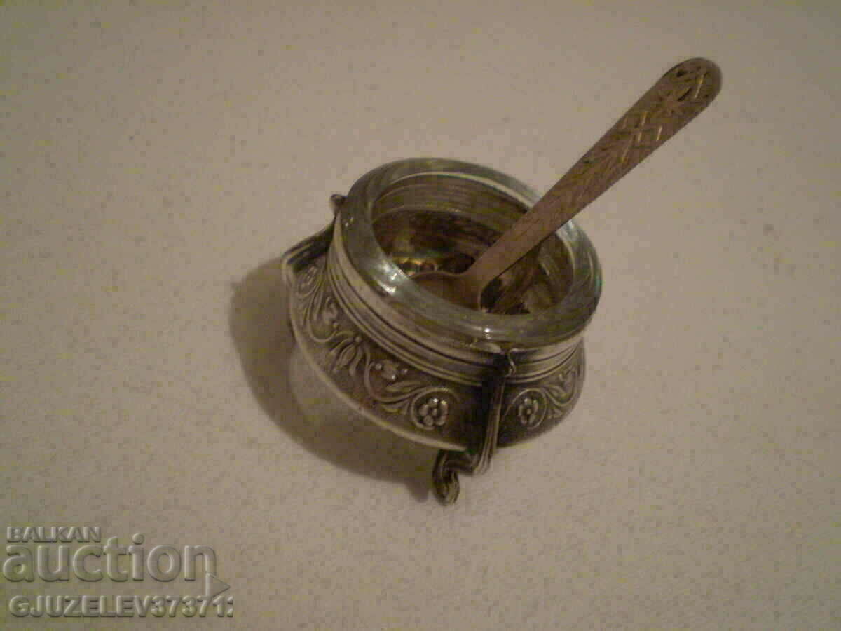 Delivery of Old Russian mustard dish for caviar melchio Delivery of Old Russian mustard dish for caviar melchio