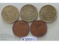 20 euro cents lot