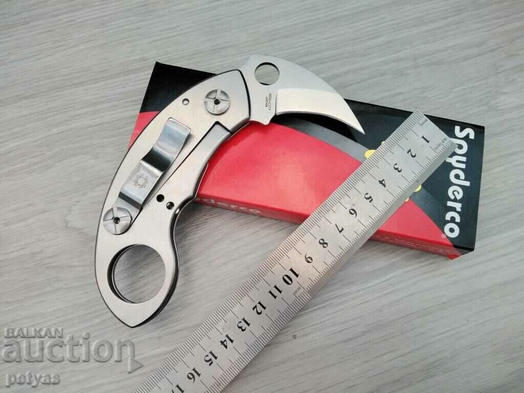 SPYDER CO karambit Πτυσσόμενο μαχαίρι τσέπης - Spyderco με τιμή 51.50 BGN | € 26.33