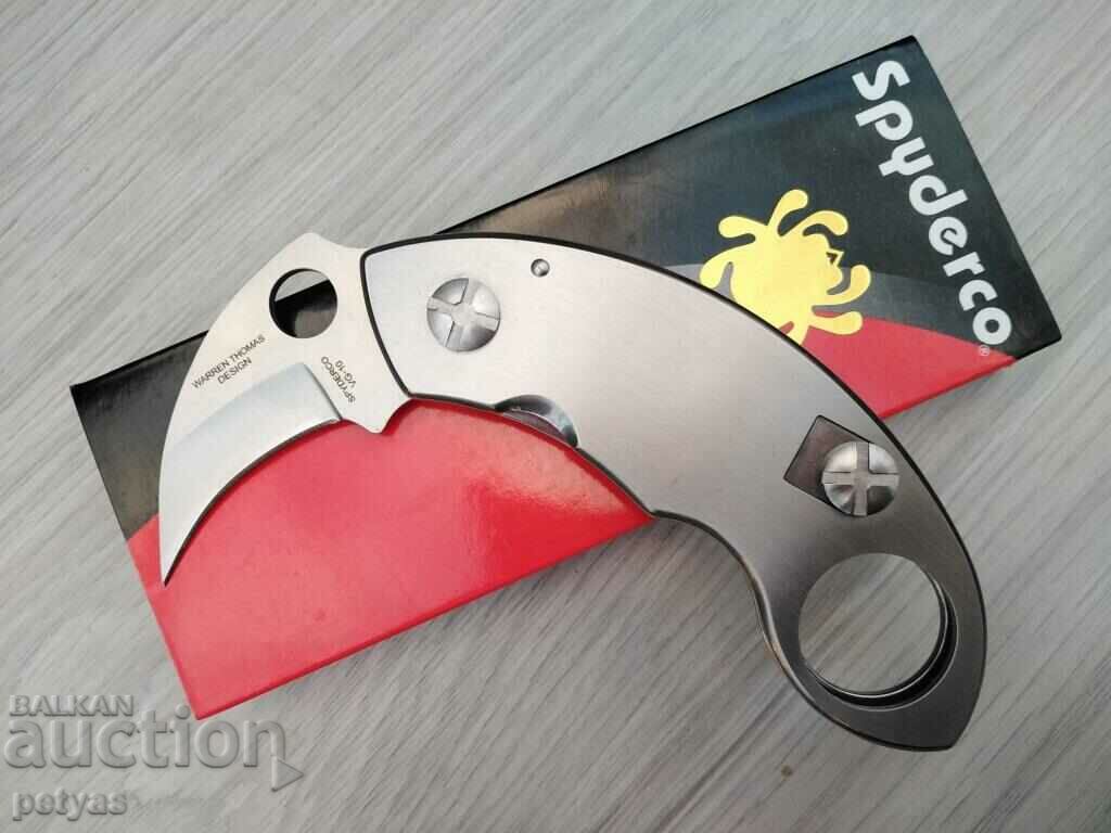 SPYDER CO karambit Πτυσσόμενο μαχαίρι τσέπης - Spyderco