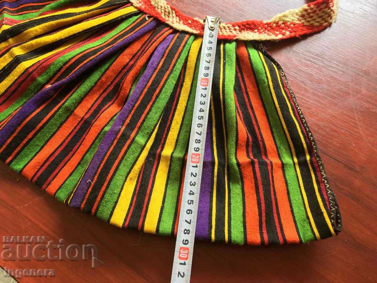 Auction  WOOL APRON CHILDREN'S WOOL ANTIQUE ETHNIC
