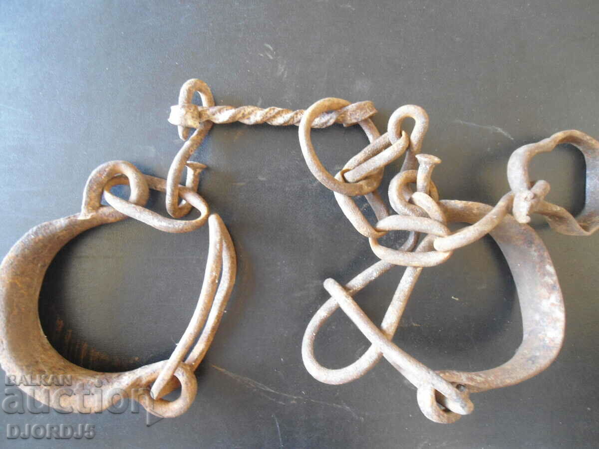Old forged bokai, shackles, interior with price 9.00 BGN | € 4.60 Old forged bokai, shackles, interior with price 9.00 BGN | € 4.60