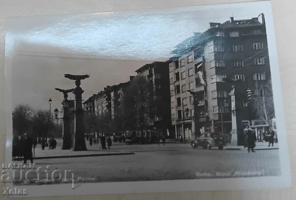 Стара пощенска картичка София 1960-те