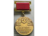 33110 Bulgaria medal Active trade union activity Mechanical engineering