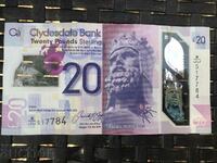 Scoția 20 pound 2019 bank Clysdale polimer