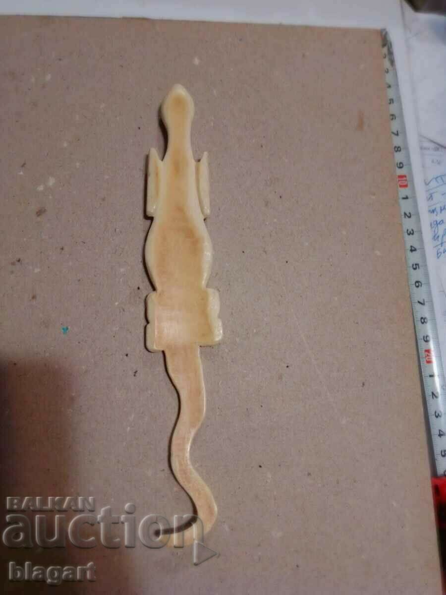 Ivory carving, figure "Salamander" with price 80.00 BGN | € 40.90