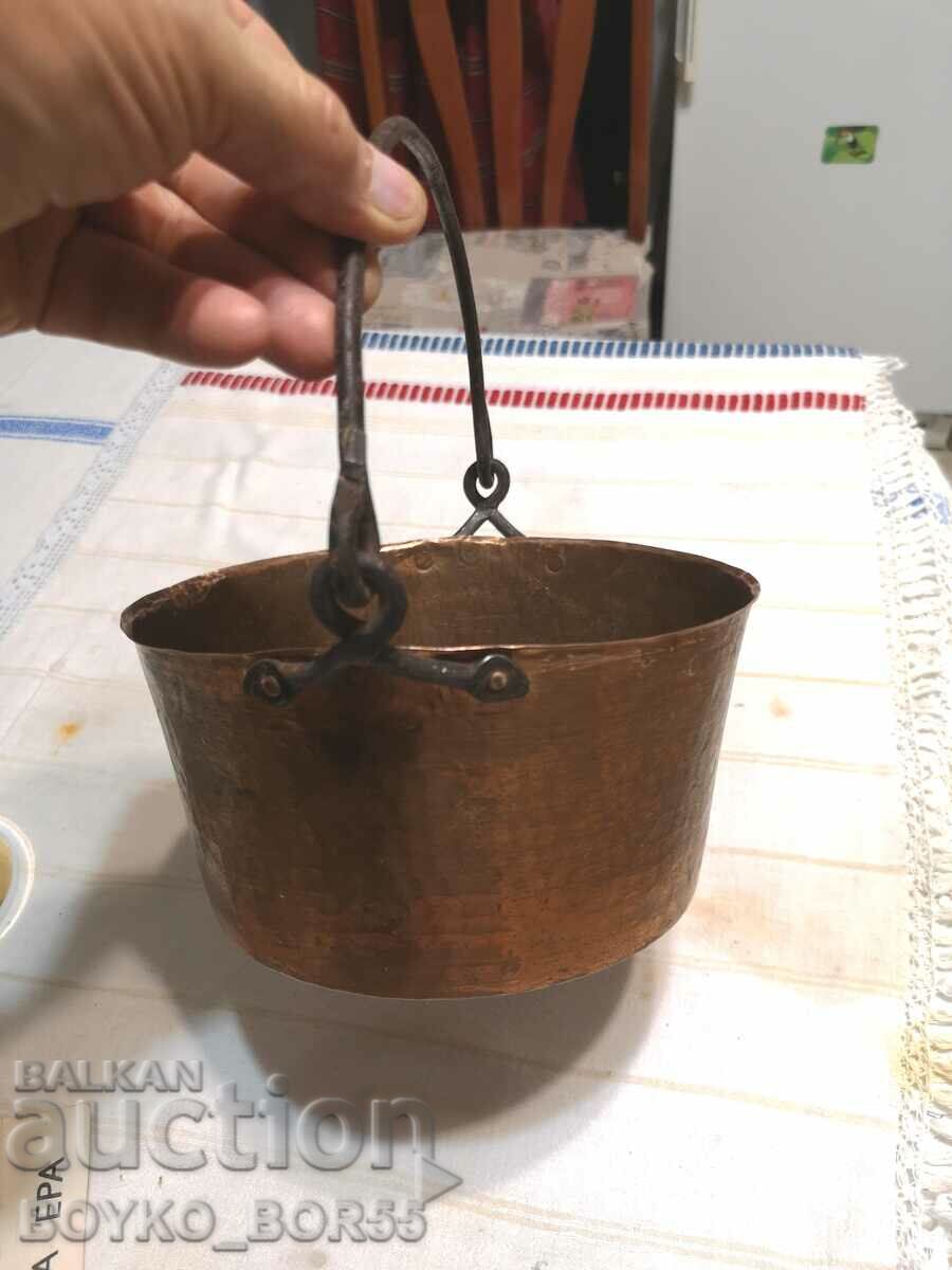 Αντίκα Χάλκινο Καζάνι Καζάνι - 6 Αντίκα Χάλκινο Καζάνι Καζάνι - 6