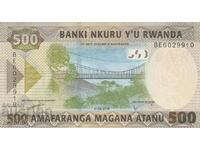 500 francs 2019, Rwanda
