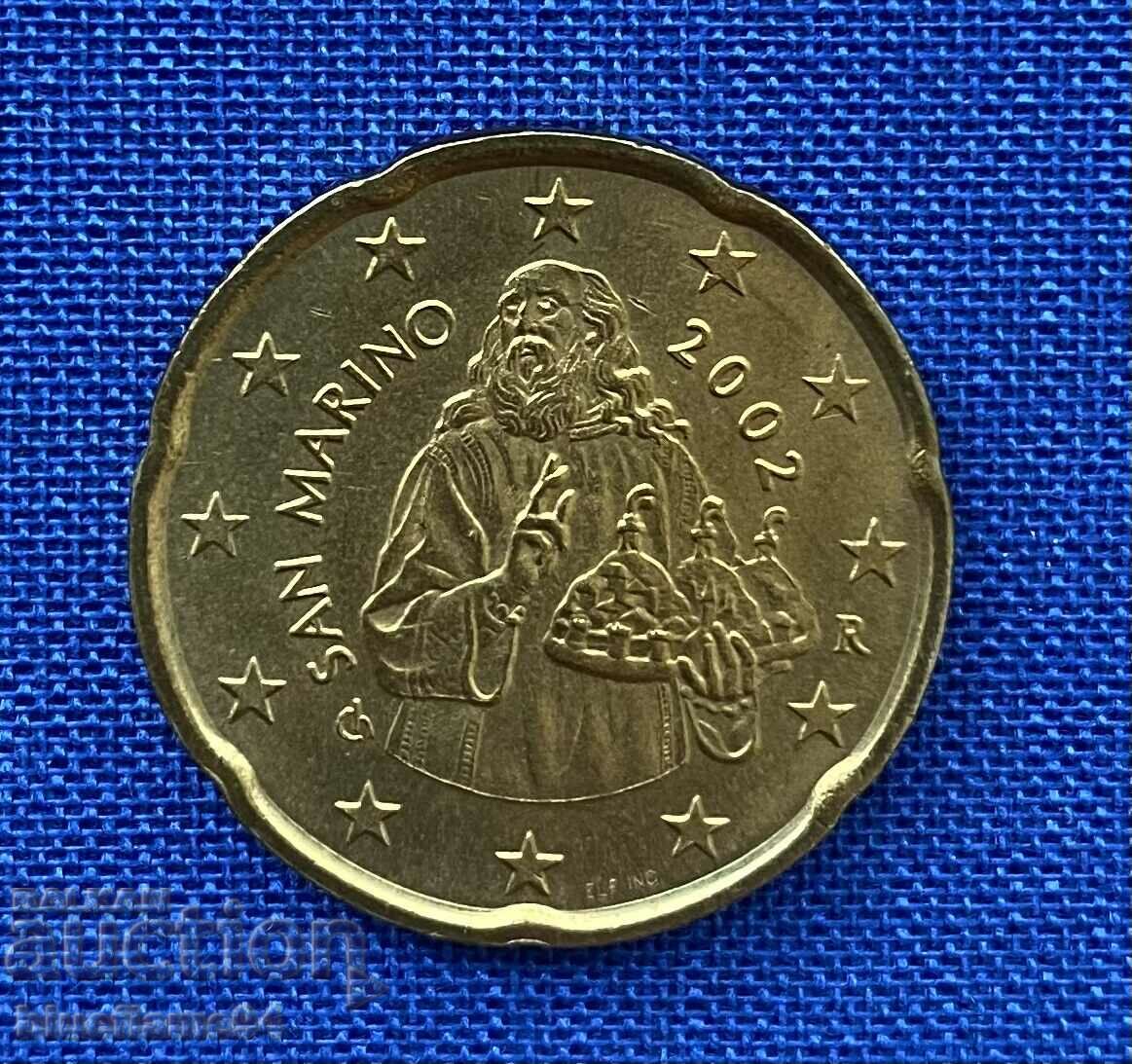 20 Eurocent San Marino 2002