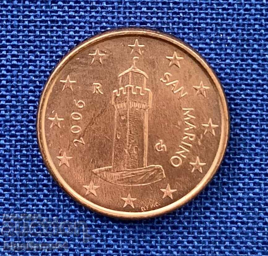 1 Eurocent San Marino 2006
