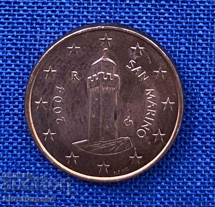 1 Eurocent San Marino 2004